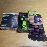Gaiam Yoga Socks Super Grippy No Slip Black Size M/l Pilates Fitness Plus. Fixed Price $12.95.