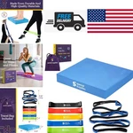 Yoga Set Balance Board And Stretch Strap With Five Resistance Bands Included. Fixed Price $77.89.