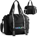 Sport Gym Bag For Women, Carry On Tote Personal Item With Shoes Compartme.... Fixed Price $49.79.