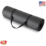 Amazon Basics Extra Thick Exercise Yoga Mat With Carrying Strap. Fixed Price $37.99.