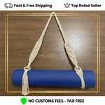 Boho Macrame Yoga Mat Strap Carrier Cotton Handmade Spiritual Zen Sling. Fixed Price $29.99.