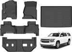 Ginowy-floor Mats & Cargo Liner For Chevy Suburban/gmc Yukon Xl 2015-2020 (2nd R. Fixed Price $194.57.