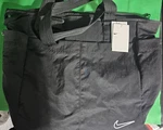 Women's Nike One Luxe Training Bag Stone Black Fitness Gym Tote Cv0058-010 New. Fixed Price $90.00.