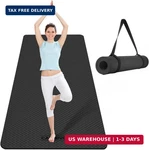 Cambivo Extra Wide Yoga Mat For Women And Men (72"/84"x 32"x 1/4") Tpe Workout M. Fixed Price $57.64.