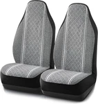 "road Comforts Baja Blanket Seat Covers Gray Diamond High Back Bucket Cov... Fixed Price $54.19.