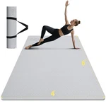 8mm Large Yoga Mat (6'x 4') - Extra Long And Wide 72 X 48 0.32 Inches, Non-.... Fixed Price $107.11.