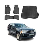Custom Floor Mats & Cargo Liners For Jeep Grand Cherokee 2005-2010 Black 5 Pcs. Fixed Price $139.99.