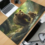 40*90cm1pc Xxl Bear And Cub Forest Scene Desk Mat - Non-slip Rubber Base, Large. Fixed Price $17.99.