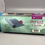 Lotus Yoga Mat New Printed Blue/teal. Fixed Price $15.00.