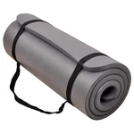 Balancefrom Gocloud 1" Extra Thick Exercise Yoga Mat With Carrying Strap, Gray. Fixed Price $36.99.
