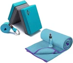 Heathyoga Yoga Sets - Blocks And Strap Set, Non Slip Towel With Sil.... Fixed Price $61.58.