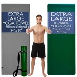 Tatago Extra Large Yoga Mat And Towel Set With Strap. Natural Rubber Xl .... Fixed Price $175.00.