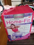 Anatomy Of Fitness Home Fit Workout Pack Core Pilates Yoga Ball Mat Pump Dvds. Fixed Price $19.99.