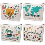 Kacctyen 4 Pack Funny Travel Gifts For Women Travelers Cosmetic Bag Flight Ma.... Fixed Price $18.42.