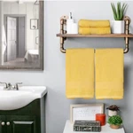 2 Pack Cotton Hand Towels Salon Thick Gym Towel 14" X 30" Face Clo. Fixed Price $16.25.