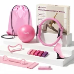 Elarafit Home Pilates Ring And Ball Set For Women With 5 Resistance Bands 13 .... Fixed Price $55.50.