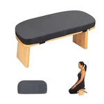 Felizmax Meditation Bench With Cushion Foldable Ergonomic Bamboo Kneeling Sto.... Fixed Price $55.35.