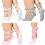 9 Pcs Ballet Tie Socks For Women With Grips Yoga Pilates Non-slip D.... Fixed Price $37.27.