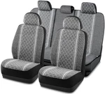 Road Comforts Baja Blanket Gray Diamond Seat Covers Full Set Universal. Fixed Price $89.99.