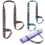 Minatee 2 Pcs Yoga Mat Strap Sling Adjustable Thick Carrier Stretching St.... Fixed Price $12.93.