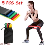 5 Resistance Bands Loop Set Strength Fitness Leg Exercise Yoga Workout Pull Up. Fixed Price $8.51.