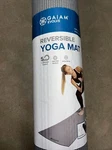 Yoga Mat Gaiam Evolve Reversible No Slip Gray 68"x24" 5mm Neoprene Absorbs. Fixed Price $15.99.
