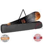 Navaris Snowboard Bag 165cm W/ Side Pocket, Adjustable Straps, Men Women Red Gre. Fixed Price $72.53.