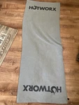 Hotworx Yoga Towel Non Slip Microfiber Workout Fitness Mat Absorbent Gray. Fixed Price $42.00.