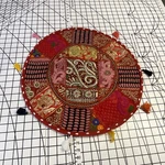 Comfy Floor Seating Pillow Cover Living Room Big Round Handmade India Cushion. Fixed Price $18.00.