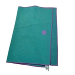 Manduka Yogitoes Yoga Mat Towel Green Microfiber Non Slip Raised Grip Dots. Fixed Price $27.95.
