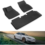 All Weather Car Floor Mats Tesla Model S 2012-2020 Heavy Duty Tpe Black. Fixed Price $224.23.