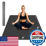 Stepwaver Extra Large Yoga Mat 6'x4'(1/4" Thick), Non-slip, Ultra Durable, Wide. Fixed Price $77.57.