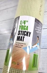 1/4" Yoga Sticky Mat Double Thickness! 24 X 68" Purathletics Wte10125am. Fixed Price $28.99.