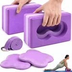 Yoga Blocks 2 Pack For Wrist Relief Support Set With Knee P.... Fixed Price $132.29.