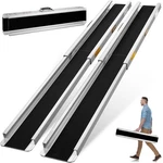 7ft Adjustable Portable Wheelchair Ramp 2.0, 1200 Lbs Capacity Ramps For Whee.... Fixed Price $287.09.