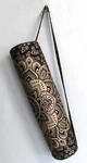 Indian Black Golden Yoga Mat Carrier Bag Mandala Large Bags With Shoulder Strap. Fixed Price $24.91.