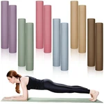 Timgle 12 Pack 68" X 24" Yoga Mat Bulk, 4mm Thick Extra Long Assorted Colors .... Fixed Price $139.98.