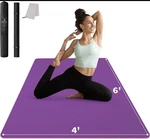Cambivo Large Yoga Mat (6'x 4'), Extra Wide Workout. Fixed Price $35.99.