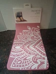 Apana Luxe 10" X 24" Yoga Knee Mat With Pose Flow On Pink And White. Fixed Price $5.00.
