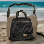 Puma Lifestyle Xl Black Brown Yoga Utility Gym Tote Shoulder Bag Sz Extra Large. Fixed Price $26.99.