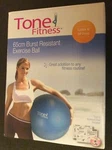 Nib Tone Fitness Pink Exercise Ball 55cm Burst Resistant W/ Dvd Dual Hand Pump. Fixed Price $10.00.