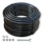Fitness Pulley Cable 98ft Steel Tpu Coated Home Gym Replacement Lat Pulldown. Fixed Price $89.33.