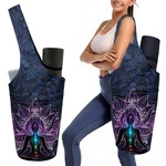 Yoga Mat Bag Carrier For Women With Side Large Pocket Durable Linen Workout G.... Fixed Price $50.00.