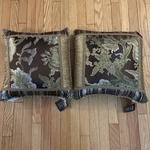Austin Horn Classics Wonderland Throw Pillows Set Of 2 With Tags Made In Usa. Fixed Price $89.95.