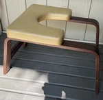 Feetup Feet Up Yoga Headstand Bench Gold Glitter Padded Inversion Trainer. Fixed Price $79.00.