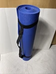 Yoga Fitness Mat 2 X5 10 Royal Blue W Strap Wakeman Soft Nib New Exercise. Fixed Price $12.00.