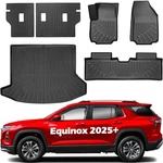 Floor Mats For 2025 Chevy Equinox (only Gas) Full Set Tpe All Weather Cargo L.... Fixed Price $127.76.