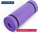 Cap Barbell 1-inch High Density Exercise Yoga Mat With Strap Multiple Colors. Fixed Price $42.17.