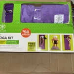 Gaiam Premium Hot Yoga Mat Kit -includes 6mm Non Slip 6ft Strap & Towel. Fixed Price $22.77.