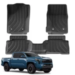 Wutghui Tpe All Weather Floor Mats For Toyota Tacoma 2024-2026 Double Black. Fixed Price $97.95.
